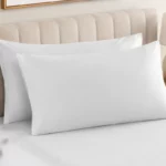 Horrockses 180 Thread Count Polycotton Percale 2 Pack Standard Pillowcases - Image 2