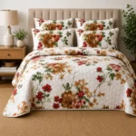 Homestyle 5PC Printed Luxury Quilt Set - Double/Queen - Image 14