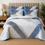 Homestyle 5PC Printed Luxury Quilt Set - Double/Queen - Image 2