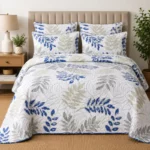 Homestyle 5PC Printed Luxury Quilt Set - Double/Queen - Image 4