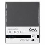 Casa Collection Polycotton Fitted Sheet – Assorted Colours & Sizes - Image 7