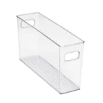 Clear Rectangular Fridge Organiser – 26.5 × 10 × 15.5cm