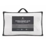 Horrockses Bamboo Memory Foam Pillow – Standard & Contour – 40x60cm