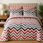 Homestyle 5PC Printed Luxury Quilt Set - Double/Queen - Image 10