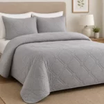 Homestyle 5PC Embossed Luxury Quilt Set - Double/Queen - Image 11