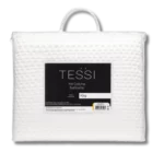 Tessi Satinatta Textured Quilt Set – White King 260x280cm