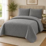 Espello Luxury 3PC Quilted Set - 240x240cm - Image 2