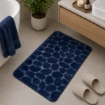 Luxury Memory Foam Pebble Bath Mat – 50x80cm - Image 2