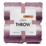 Silk Thread Premium Sherpa Throw – 180x220cm