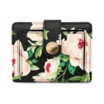 Chainstore Floral Print Purse – Black