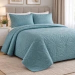 Pierre Cardin – Silky Feel Quilt with Pillowcases – 240 × 240 cm - Image 2