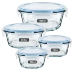 4 Piece Glass Food Storage Container Set - Image 5