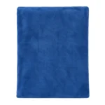 Chenille Reversible Cushion Cover – Royal Blue & Taupe/Cream – 30 × 50 cm