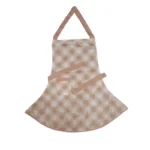 Chainstore Gingham Blush Apron - Image 3