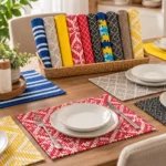 4 Piece Woven Placemat Set – 30 × 45 cm - Image 2