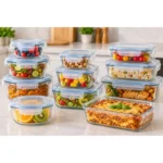 4 Piece Glass Food Storage Container Set - Image 8
