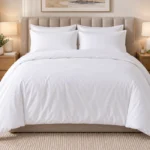 Horrockses 180TC Percale Duvet Cover Set – White - Image 3
