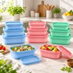 Marina 3 Piece Airtight Food Storage Container Set – Square, Rectangle , Round - Image 9
